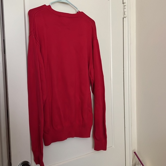 nautica red sweater size: L - Picture 5 of 7